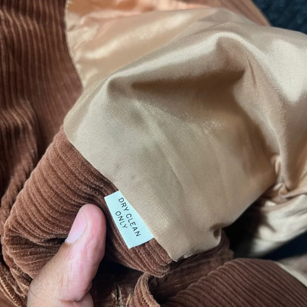 The Man from California Vintage Brown Corduroy Blazer Sport Coat 40R 70s